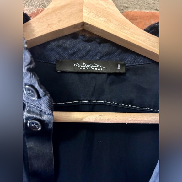 UMIT UNAL blue silk shirt 💙 - Picture 2 of 8